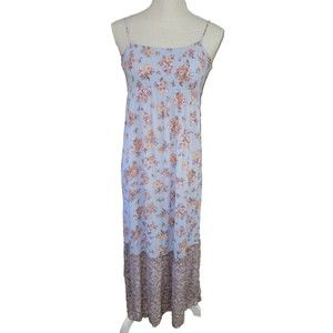 Hippie Rose Juniors' Women's Unlined Smocked Tiered Maxi Dress Size X-Small‎ XS